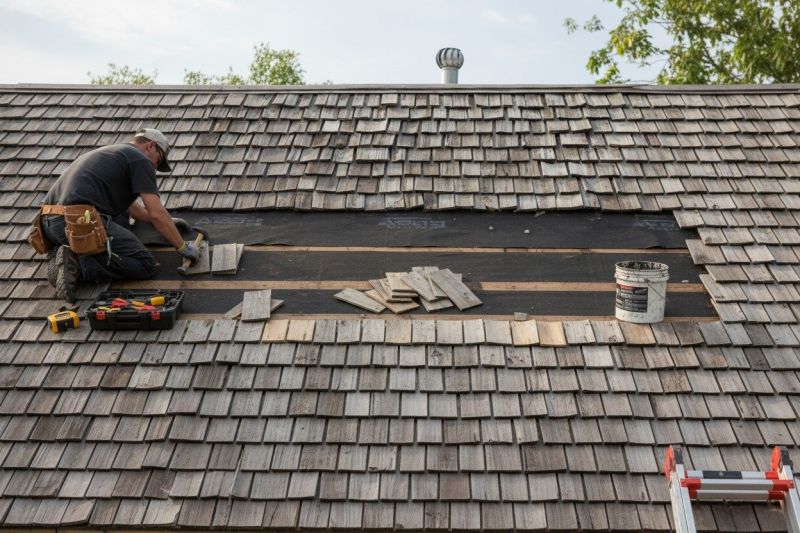 Wood Shake Shingle Repair