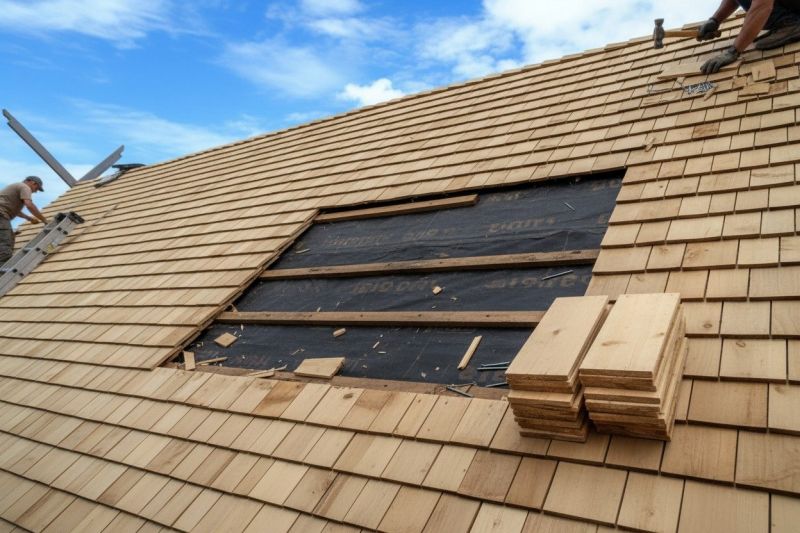 Wood Shake Shingle Repair