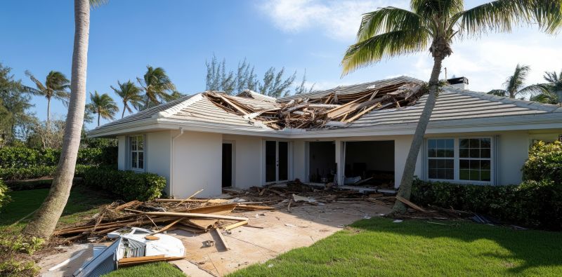 Roof Repair After Storm Or Impact Damage