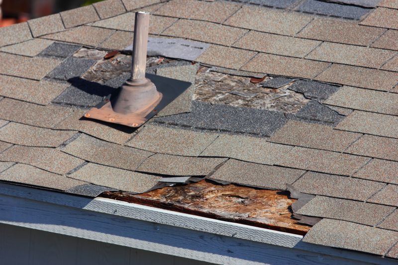 Damaged Wood Shake Shingles